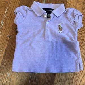 Ralph Lauren polo shirt  9 months purple